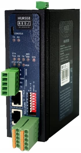 HUR558 – 8x wejście analogowe 0-10V / 0-20mA Modbus TCP Remote I/O