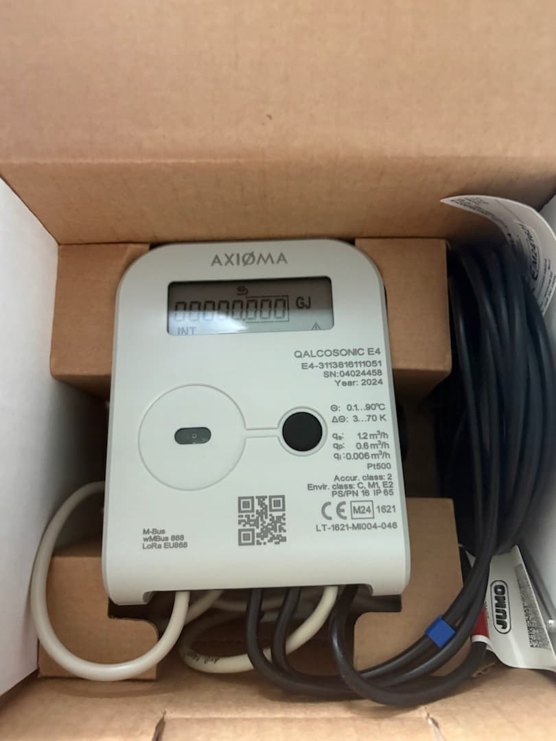 QALCOSONIC E4 ultradźwiękowy ciepłomierz LoRaWAN wM-Bus M-Bus MID 2024 DN15